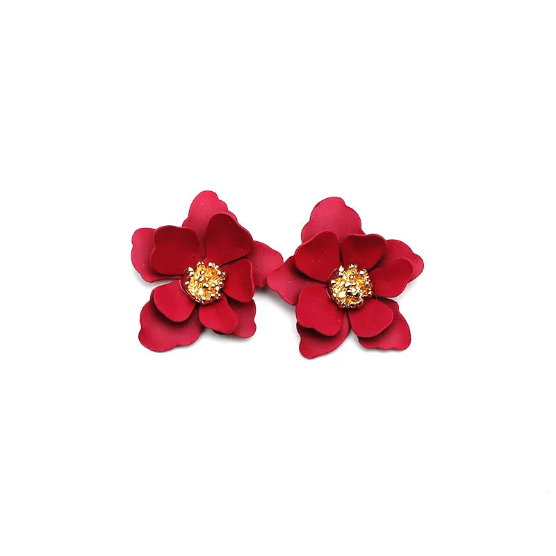 Aretes Darcy Rojos