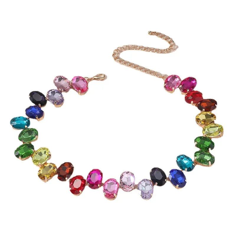 Collar Dafne arcoiris